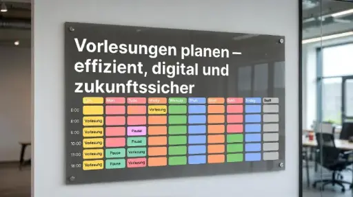 Vorlesungen planen
